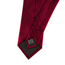 Men's Classic 100% Premium Silk Necktie, 3" Burgundy, Ties- Lantier Designs