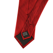 Men's Classic 100% Premium Silk Necktie, 3" Red, Ties- Lantier Designs